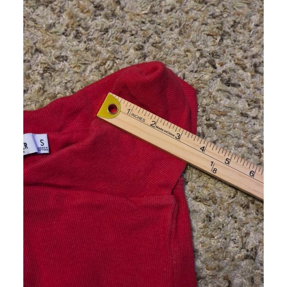 Hollister Ribbed Criss Cross Tank Top Women's‎ Size Small Red - Picture 7 of 8